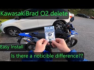 KLX 230SM | KawasakiBrad O2 delete install and review
