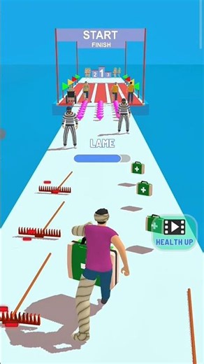 Healthy Runner 🏃💨 | Poki Play Free Game 🎮 | Pop Runner Challenge #shorts