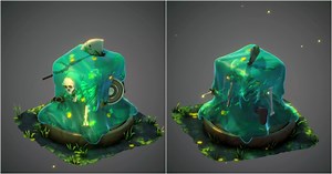 Check Out This Unity Slime Shader Made by Josué "Dervish" Ortigoza