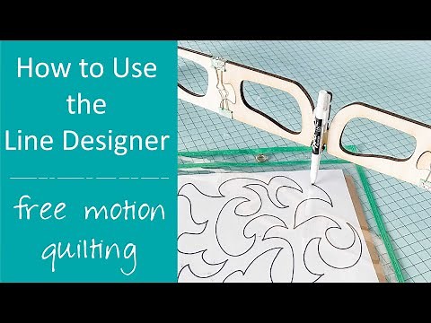 How to Practice Free Motion Quilting with a Line Designer Tool