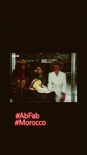 Patsy and Eddie react to the heat when visiting Morocco. #AbFab #comedy #morocco #heat