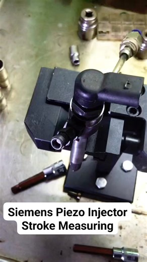 Diesel Test Bench on Instagram: "Siemens Piezo Injector Stroke Measuring"