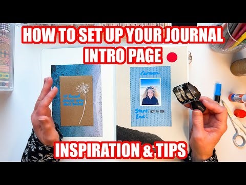 Does a Junk Journal Intro Page Have to Be Complicated?