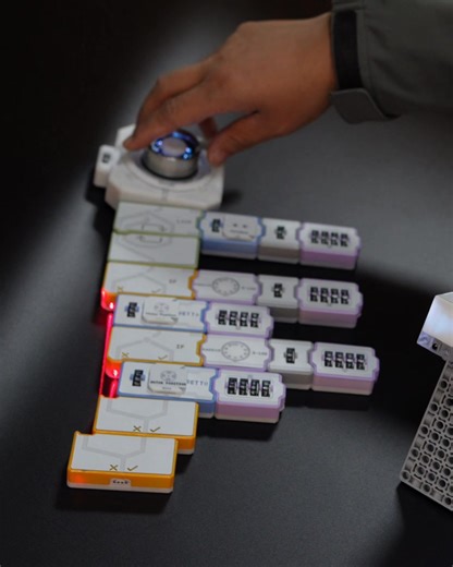 🤖: Do you wanna play a game? 😇: A #codee one? Code your robot to play any game with you! 🤖: PS. Logics and conditions apply. . . . . #codeebot #robotics #roboticschallenge #coding #codingisfun #CodingCommunity #codingforbeginners #tangiblecoding #noscreencoding #AI #STEM #stemeducation | CodeeBot