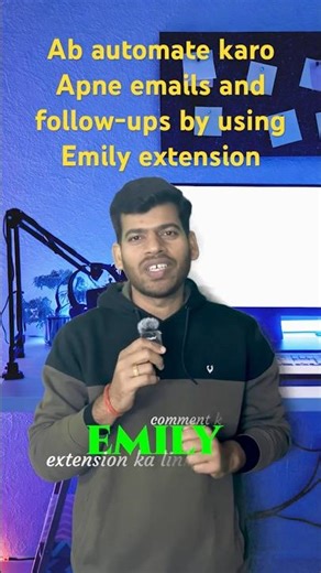 Ab automate karo Apne emails and follow-ups by using Emily extension #shortsfeed #emily #automation
