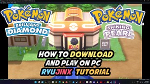 How to download and play Pokemon BDSP on PC (XCI) RYUJINX TUTORIAL