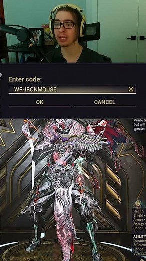 Warframe Promo Code WF-IRONMOUSE | Free Syandana Floof & Color Palette!