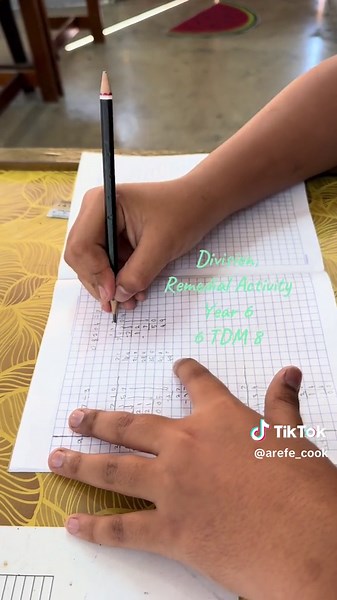 Teach Maths with Passion and Joy | Year 6 Division Remedial Activity