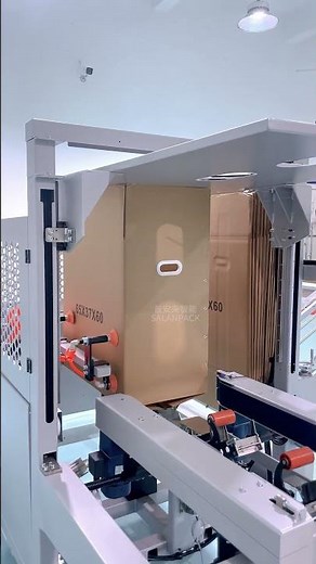 Automatic box opening test for large boxes #box opening machine #automation equipment #packing tool