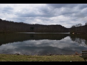 Taking a relaxing stroll down memory lane at Dog Run Lake, Salem, WV