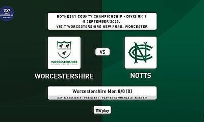 Worcestershire vs Nottinghamshire Live | Rothesay County Championship 2025 Division One