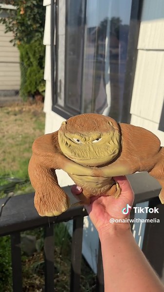 Smash the monkey! Or you can squish, stretch, Do whatever you want! The original Stretchy Monkey Toy now on Tiktok! Feels good! You will see!! #tiktokshopfinds #smash #HadaLaboRayaGlow