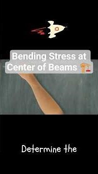 Bending Stress at Center of Beams 🏗️