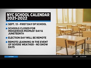 NYC Releases 2021-22 School Calendar