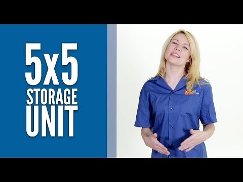 5x5 Storage Unit Size Guide | What Size Storage Unit Do I Need? | A-1 Self Storage