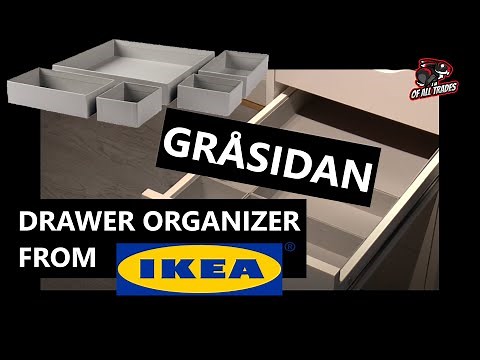 Boxes for organizing your drawers - GRÅSIDAN from IKEA