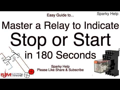 Master a Relay to Indicate Stop & Start in 180 Seconds