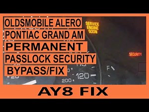 GM Passlock Bypass Permanent Fix For Alero & Grand Am That Crank No Start