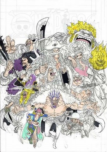 Timelapse of Oda drawing One Piece Volume 114 🔥‼️