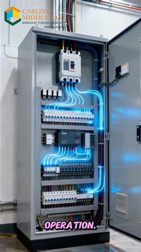 Inside a Control Panel | How It Works ⚡#engineering #viral #productionfacility