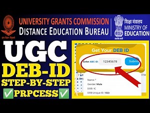 DEB ID STEP BY STEP PROCESS How To Make UGC DEB ID ONLINE ABC ID APAAR ID #abcidcard #debidcard #ugc