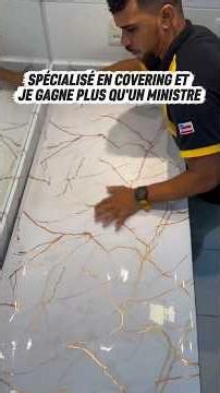 Covering de la cuisine de mon client #chantier #artisan #renovation #covering #cuisine
