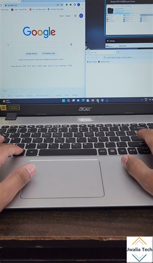 Multi Windows arrangements on a desktop in Windows Computer