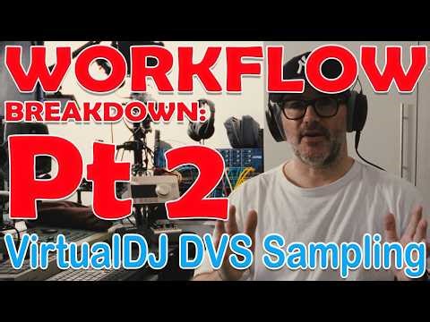 My MPC Sample Based Music WORKFLOW PART 2. Using a Virtual DJ DVS system to emulate vinyl sampling.