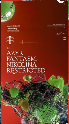 The Midway SF on Instagram: "Techno coming in heavy ⚔️ @teletechuk hits San Francisco for the very first time at @themidwaysf. Do not wait as the rush flows with @azyr_music, @fantasm_techno, @x.nikolina, and @itsrestricted_ set to take over The Midway - RiDE on MARCH 21. DO. NOT. MISS. ⛓️ On Sale: Wednesday, November 12 @ 10 AM PT ⚡ Presale is live NOW, Get access code → themidwaysf.com/teletech"
