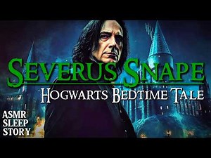 The Story of Severus Snape : A Hogwarts Sleep Story | Harry Potter ASMR with Ambience