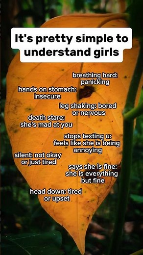 Understanding girls is easier than you think 💅 #psychology #girl #education