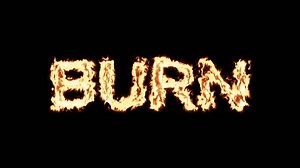 Download Burn Text Loop Overlay for free
