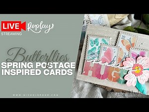 CREATE Beautiful Spring Postage Stamp Inspired Cards Now