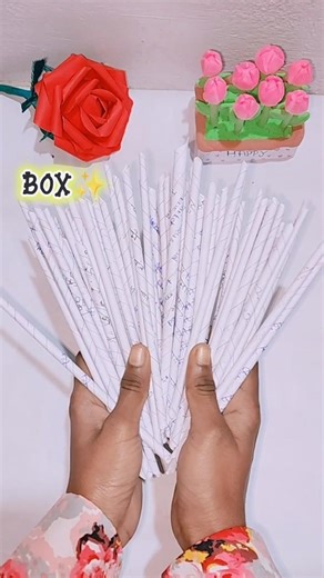 Diy BOX 🎁 BY PAPER 🗞️ 😱✨🩷#diy #trending #craft