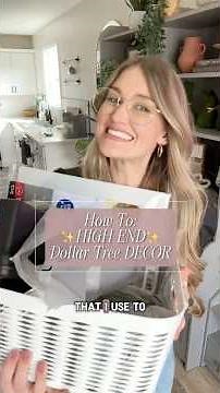 🫢 SECRET ✨High End✨Dollar Tree Home Decor!! #home #decor #hack