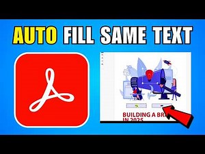 How To Auto Fill Same Text In PDF Form Using Adobe Acrobat Pro (2026) (Complete Guide)