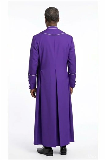 Mens Robe with Stole Style ROS 12026 Roman Purple