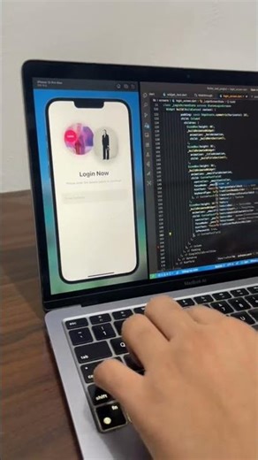 Login screen Ui design in Flutter 😉🪄#appdevelopment #flutterdeveloper#programming #mobileapp #webapp