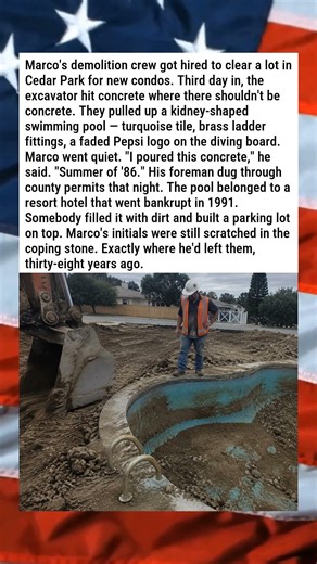 CONSTRUCTION CREW DIGS UP POOL THEY BUILT IN 1986 🏊🔨😂