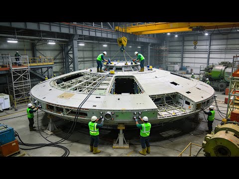 The Manufacturing Process of a UFO Shaped Vehicle (FULL PROCESS)