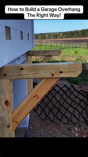 How to Build a Garage Overhang The Right Way!
