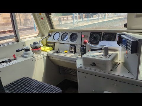 IN THE CAB OF A CLASS 57 DIESEL