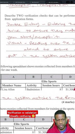 The difference between verification and validation checks can be tricky #cxc #csec