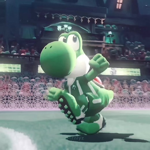 Adorable Yoshi Moments in Mario Strikers - Nintendo Game Edit