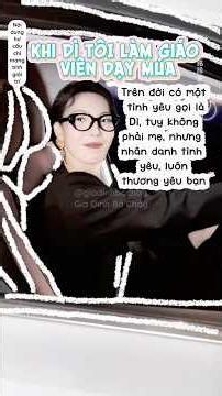 Điềm may lớn nhất của Mỹ Tử: Có một người dì như thế này⏐Khi cô giáo dạy múa là dì của tôi
