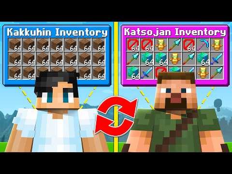 Minecraft UHC, JOSSA Inventory VAIHTUU SATUNNAISESTI..