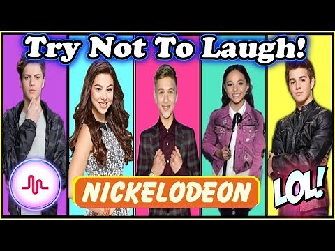 Try Not To Laugh Challenge Nickelodeon Stars Edition | Funny Nickelodeon Stars Musical.ly 2017