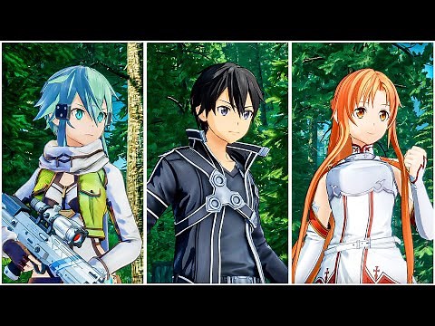 Sword Art Online Fractured Daydream - All Characters Gameplay (Beta)