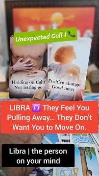 LIBRA ♎️ They Feel You Pulling Away… They Don’t Want You to Move On. October Tarot