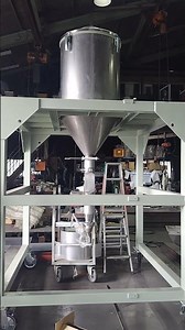 計量ホッパー コンパウンド設備 ペーパーバックシュート